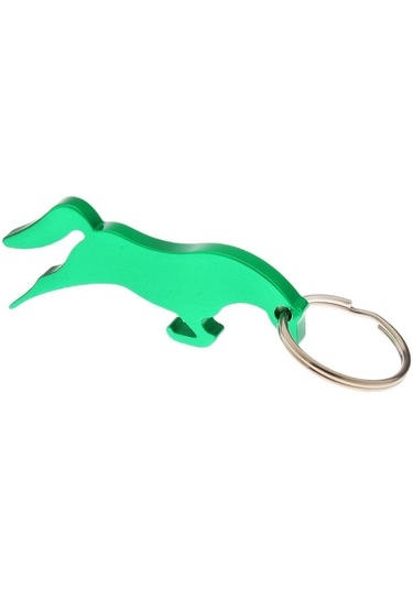 Homyl Alüminyum At Basit Şişe Açacağı Anahtarlık Yeşil Yeşil