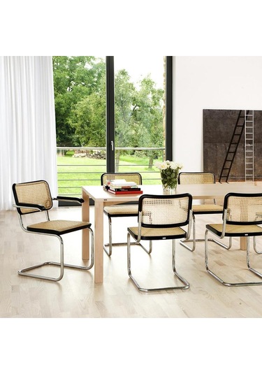 S 32 / S 32 N Konsol Sandalye, Marcel Breuer Tasarımı Bej