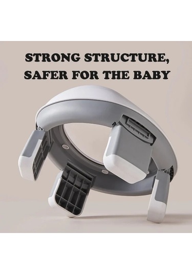 3'ü 1 Arada Seyahat Klozet Katlanabilir Mavi Çocuk Lazımlık