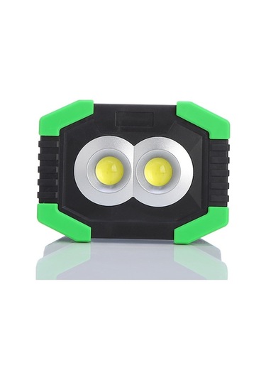 20w 400lm Taşınabilir Led Spot Işık Kamp Lambası Siyah Siyah