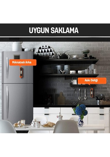 ThermoPro TP19H Su Geçirmez Katlanabilir Gıda Termometresi - T07597