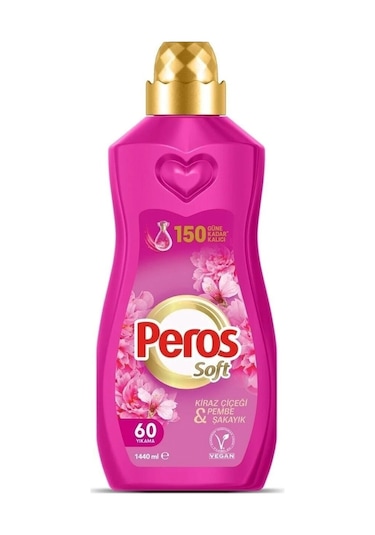Peros Soft 1440 Ml Konsantre Yumuşatıcı 4 Lü Karma Set 4'lü Set