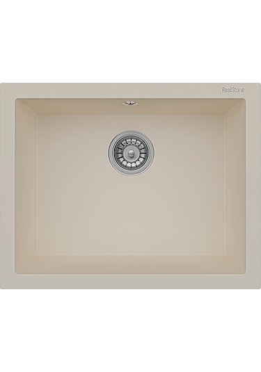 Real Stone K12 Gordıon 60 Krem Granit Eviye
