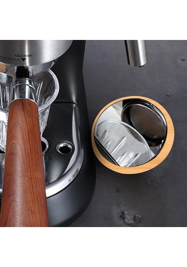 Suntek Mutfak Kayın Siyah Için Espresso Lens Akış Hızı Ayna Kahve Makinesi Aracı