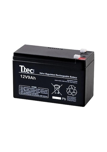 Ttec 12 Volt 9a Akü - 12v 9 Ah Bakımsız Kuru Akü 2021 Üretim
