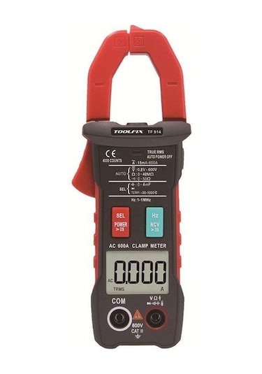 Toolfix Tf-914 True Rms Dijital Pensampermetre 600a 600v