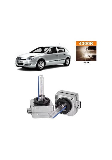 Opel Astra H Xenon D1s / D1r 4300k Sarı Hıd Xenon Ampul 2 Adet