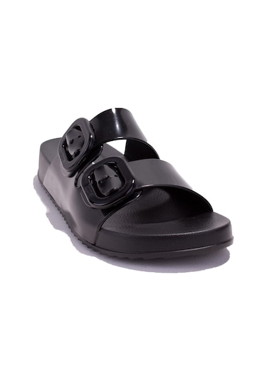 Igor S10334 Habana Brillo Siyah Rugan Ortopedik Günlük Kadın Terlik 001