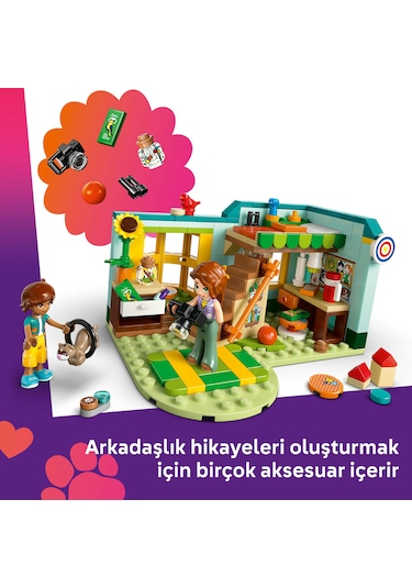 LEGO® Friends Autumn’un Odası 42646 - 6 Yaş ve Üzeri Çocuklar için Mini Bebek İçeren Yaratıcı Oyuncak Yapım Seti (222 Parça)