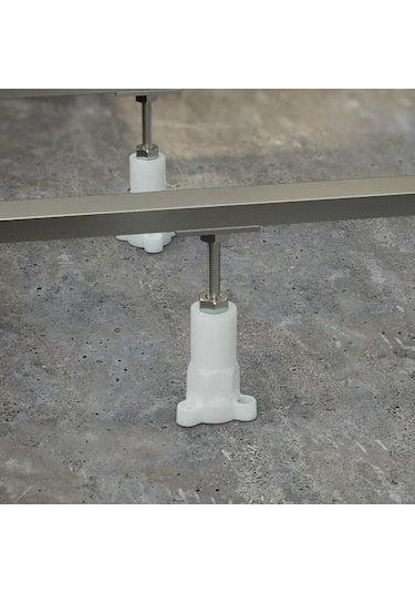 VitrA Leaf 59916514000  Metal Çerçeve Ayak, 90x90 cm Krom