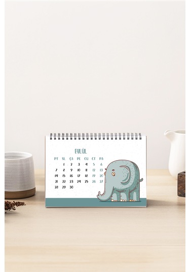 Hayvan Tasarım 2026 Masa Takvimi Pytktkv025