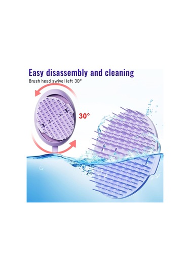 Hangfox Negatif İyonlu Saç Bakımı Tarak, İki Hızlı Titreşimli Saç Derisi Masajı, Statik Ve Kıvrımları Giderir, Saçı Yumuşak Ve Dürtümsüz Hale Getirir