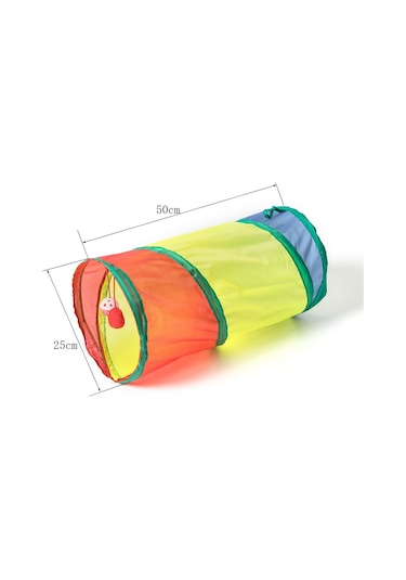 Yystore Pet Kedi Tüneli Düz Tünel 50 CM