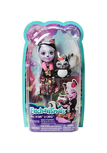 Enchantimals Bebekler Sage Skunk Fxm72