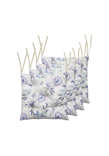 Matex Matex Homely 42x42 Cm Sandalyeler İçin 4'lü Yastık Seti 444639677 Açık Gri