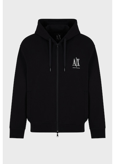Armani Exchange Armanı Exchange Erkek Sweatshırt Xm000371-af10818-uc001 Siyah