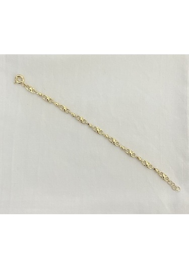 Bydevli Özel Tasarım Dorika Toplu Altın Bileklik-bbyd384