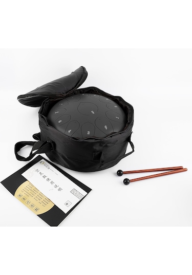 Jwin JTN-1213 12 inç 13 Ses Ton Çelik Handpan Tongue Dil Davulu-S