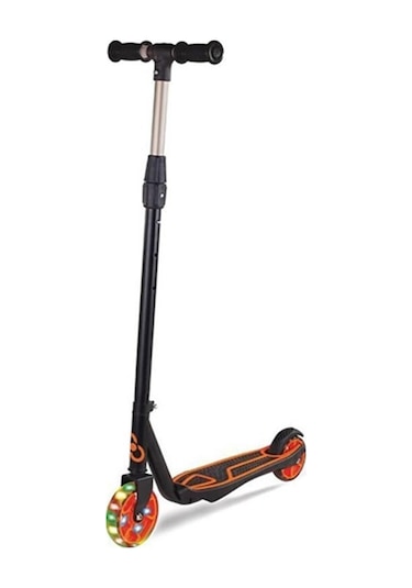 5 Yaş Üstü Işıklı Mavi Scooter Turuncu