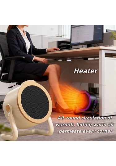 Trendooze Taşınabilir Masaüstü Isıtıcı: Kompakt Fanlı Model