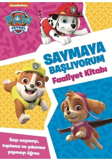 Paw Patrol - Saymaya Başlıyorum Faaliyet Kitabı