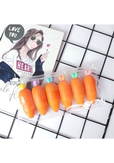 Havuç Fosforlu Kalem Seti Çok Renkli