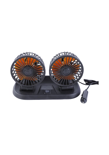 Çift Başlıklı 5" 24V Araç Fanı
