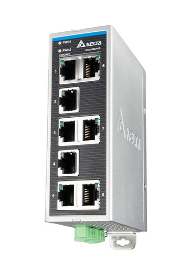 Delta Dvs-008r00 ,ray Tip 24vdc 8-port 100-mbit Ethernet Hub