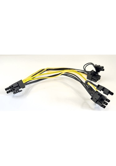 PCI-e 8 Pin Erkek - Çift 8 Pin (6+2) Erkek Modüler Güç Kaynağı Ka