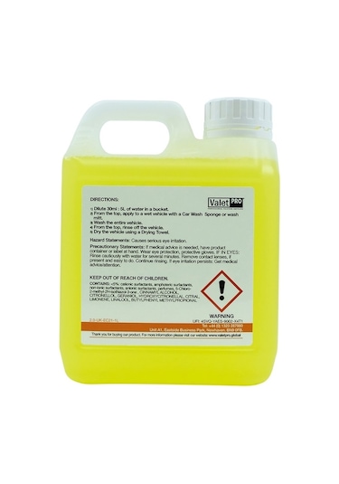 Valet Pro Advanced Poseidon Cilalı Parlatıcı Oto Yıkama Şampuan 1 L