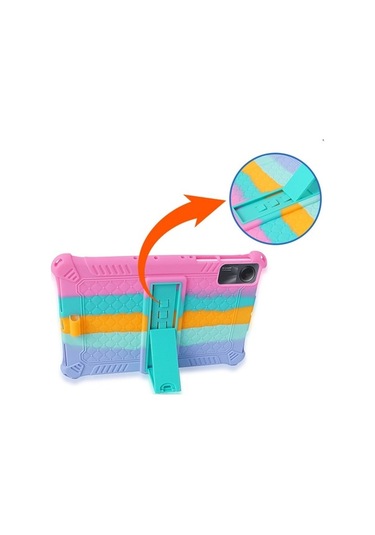 Didadodo Xiaomi Redmi Pad Se Kılıf Pc+silikon Kickstand Omuz Kayışı Arka Kapak