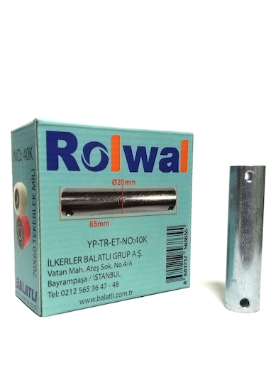 70x60mm Transpalet Tekerlek Mili - 10 Adet