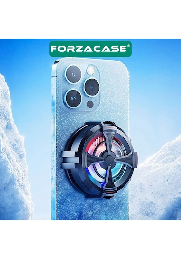 Forzacase Xiaomi Black Shark 5-5 Pro Uyumlu 5500 Rpm Kablolu Rgb Işıklı Manyetik Soğutucu Fan Fc560