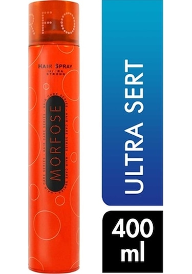 Morfose Saç Spreyi 400ML Ultra Sert (Turuncu) (5 Li Set)