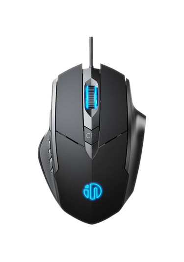 İnphic W1 Sessiz Tıklama Özellikli Ergonomik Kablolu Oyun Mouse Fare 1200/7200dpı W1