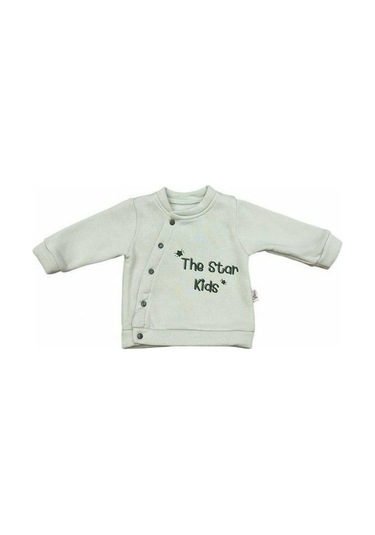 Bebek İkili The Star Kids Yazılı Şardonlu Eşofman Takım-15171 Mint