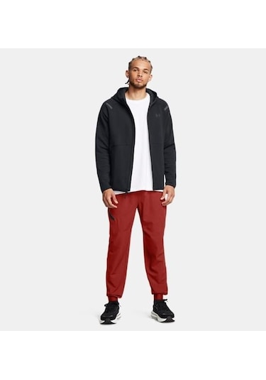 Under Armour Unstoppable Fleece Tam Fermuarlı Hd Eu Erkek Sweatshirt Siyah