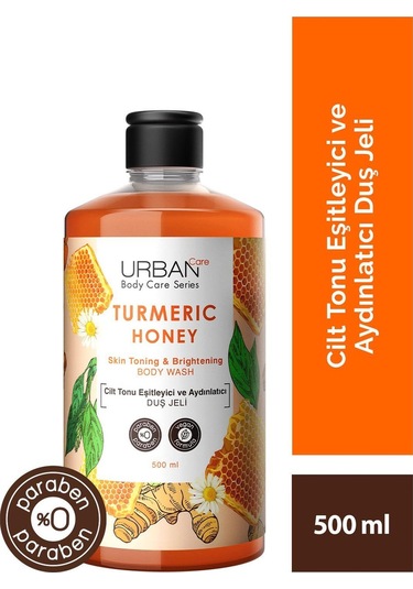 Urban Care Turmeric Honey Cilt Tonu Eşitleyici ve Aydınlatıcı Duş Jeli 500 ML