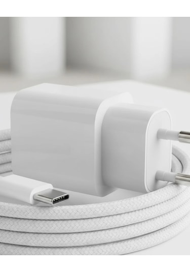 Apple Uyumlu iPhone 17 Pro Max Şarj Seti Çok Renkli