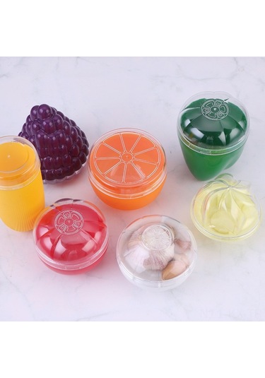 Kangvka Meyve Ve Sebze Saklama Kapları Seti, Taşınabilir Plastik Gıda Saklama Kapları, Şeffaf Kapaklı Siyah