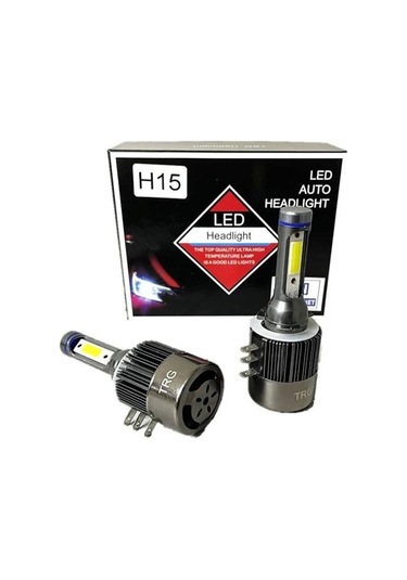 2 Adet H15 Led Xenon 8000 Lümen 6000k