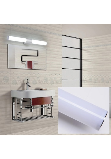 Monyee Modern Led Banyo Ayna Lambası - 40cm 16w Su Geçirmez Beyaz Işık, Aluminyum Konstruksiyon, Kolay Kurulum Beyaz