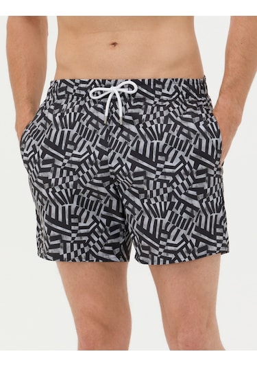 Pierre Cardin Erkek Siyah Deniz Şortu 50276032-vr046 Siyah