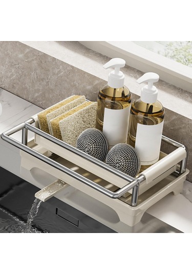 Suntek Mutfak Lavabosu Ev Dekorasyonu Için Süngerlik, Hızlı Bej