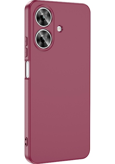 Realme Note 60 Kılıf Zore Mara Lansman Kapak Kırmızı
