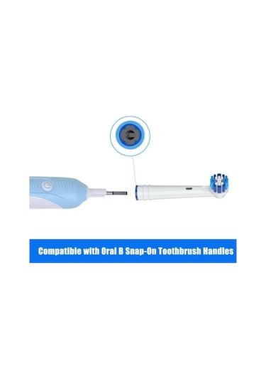 Lovyco Oral-B Braun Uyumlu 8 Adet Yedek Başlık