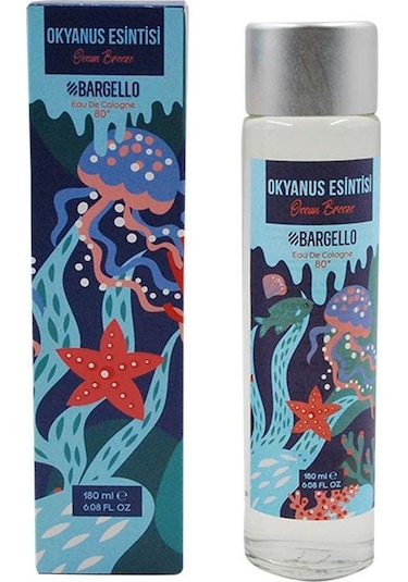 Bargello Okyanus Esintisi 180 Ml Cam Şişe Dökme Kolonya Edc - Mnms180kok