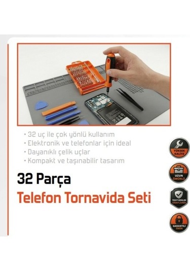 32 Parça Telefon Tamir Mini Tornavida Seti 04076583