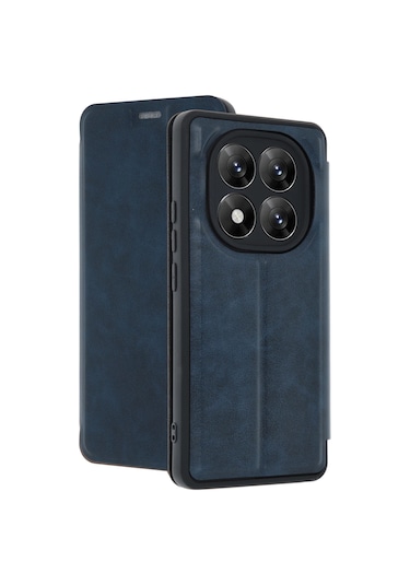 Newface Xiaomi Redmi Note 14 Pro 5g Kılıf Flip Cover Glblseme - 69 - Lacivert