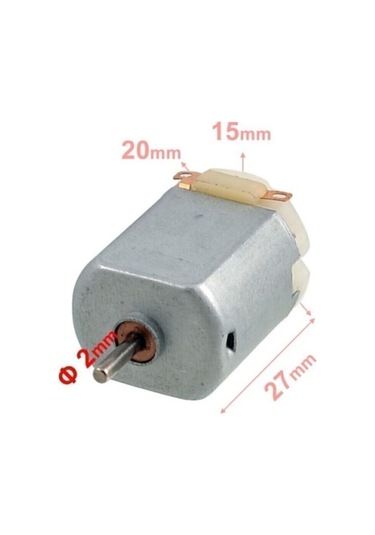 10 Adet Dc Motor Deney Motoru 3v 6v Motor Yüksek Devir Dinamo Motor D.m